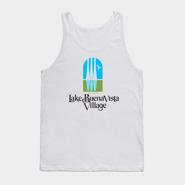 Lake Buena Vista Village Exit 535 Tank Top by BurningSettlersCabin